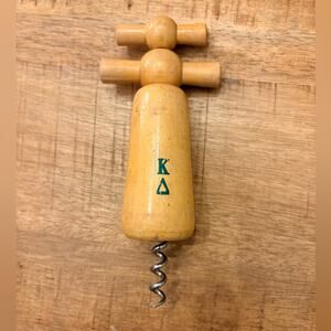 1950s MCM Vintage Wooden Continuous-pull Corkscrew Reverse Helix Mechanism Kappa